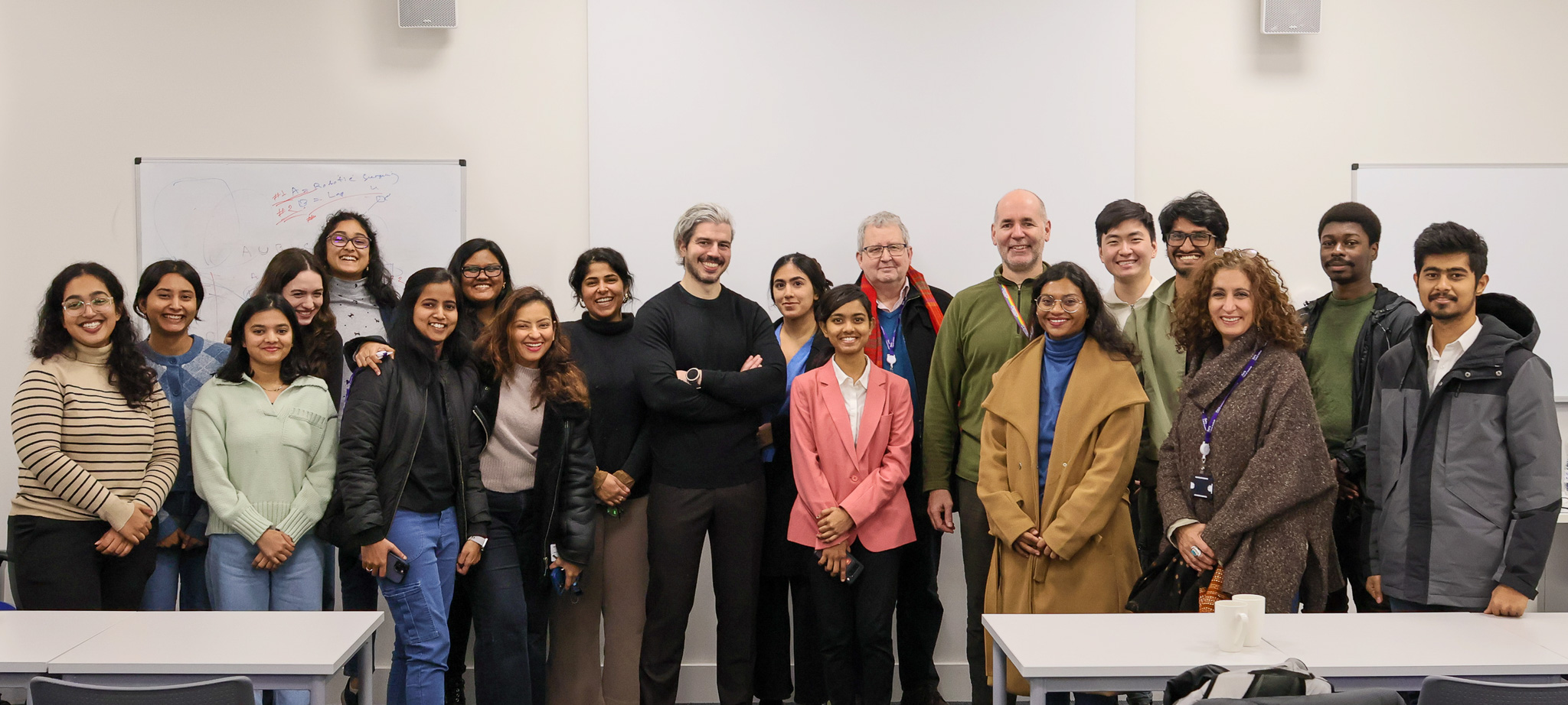 Dr Alex Papachristodoulou with BCI staff and students who attended his recent seminar.