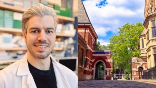 Dr Alex Papachristodoulou, a student on our MSc Cancer Programmes who now leads his own research group.