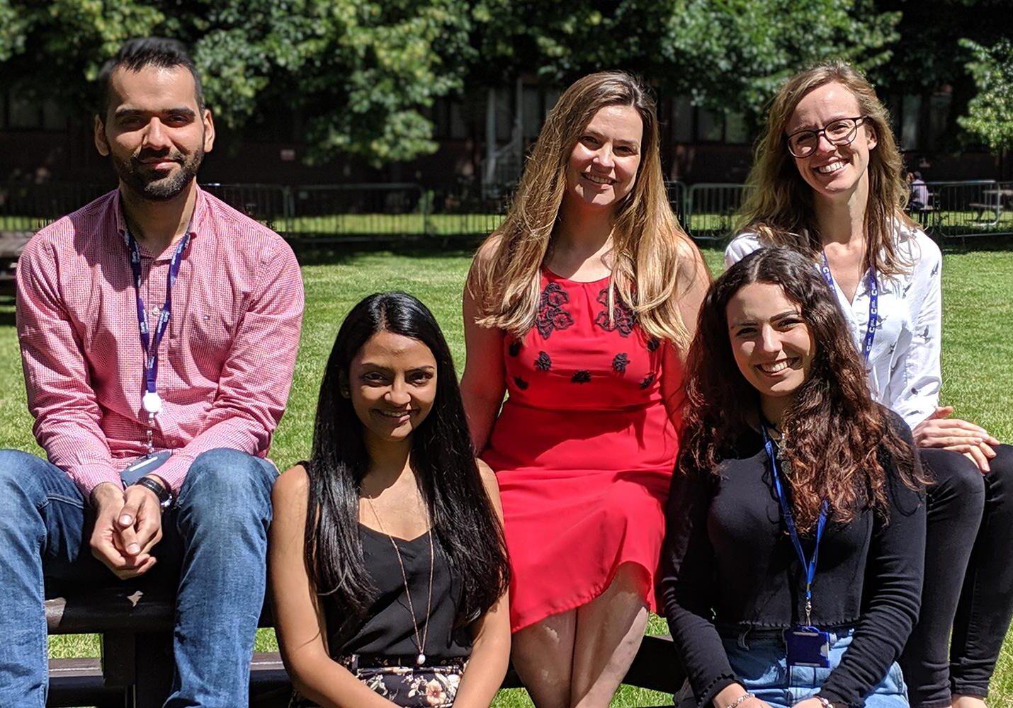 Gabriella Ficz and her laboratory group