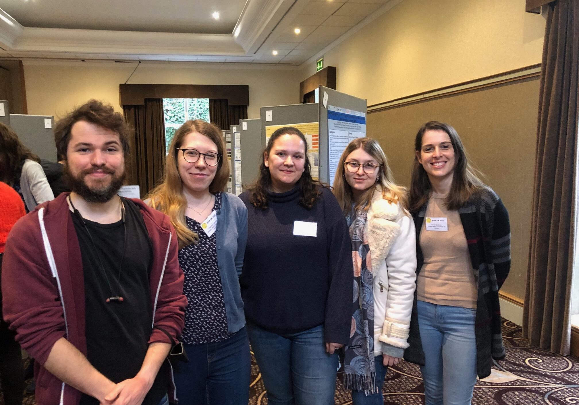 BCI PhD students and Postdoctoral Researchers presented posters at the RNA UK 2022 meeting.